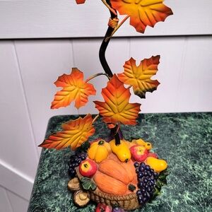 Autumn Leaf and Fruit Decor